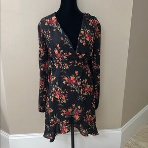 Floral Wrap Dress